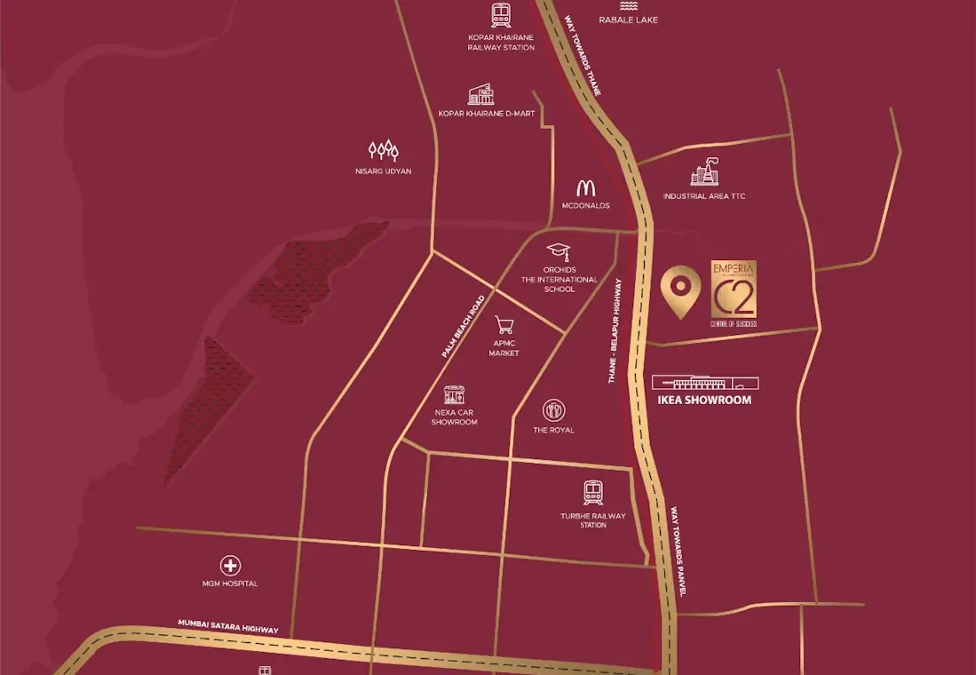 Location Plan of Shapoorji Pallonji